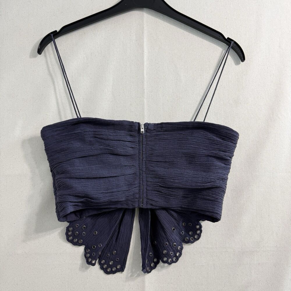 Isabel Marant Purple Silk Linece Tank Top Size EU 36 Approximately US Women’s 4 - Picture 2 of 10